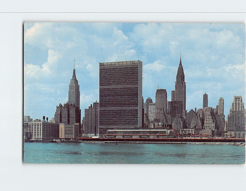 Postcard General View of the United Nations Headquarters NY USA