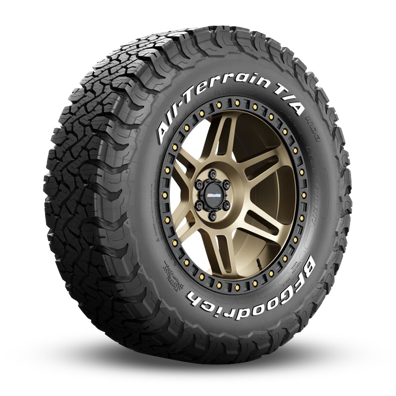 1 BFGoodrich All Terrain T/A KO3 RWL 35x12.5x18 128R 50K Mi Warranty 12 PLY