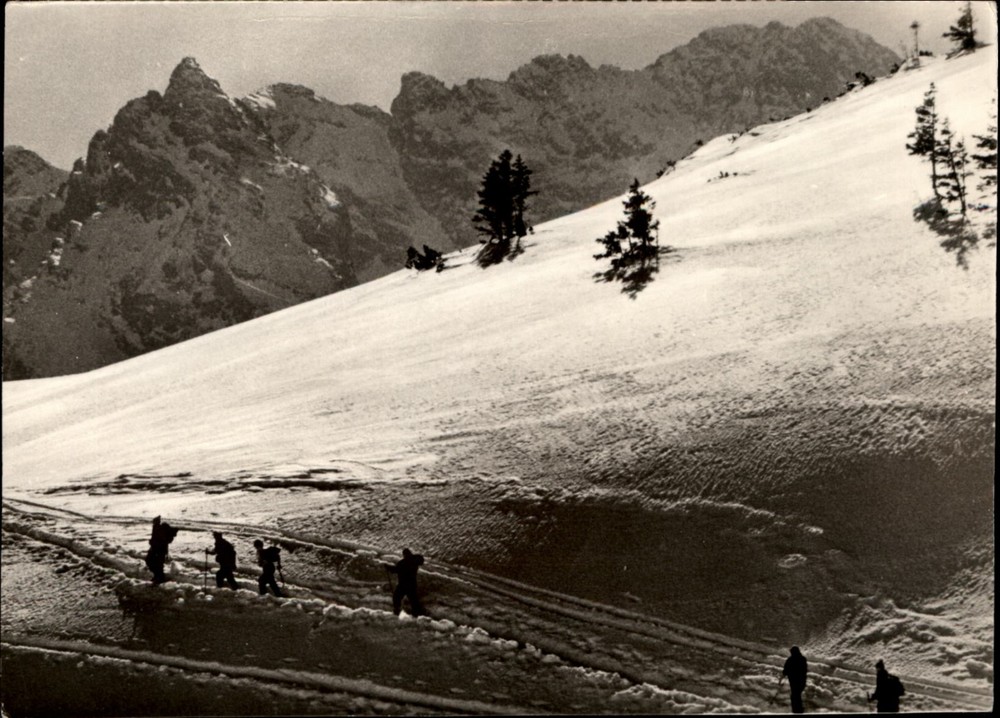 RPPC Zakopane Poland Winter view vintage postcard m926