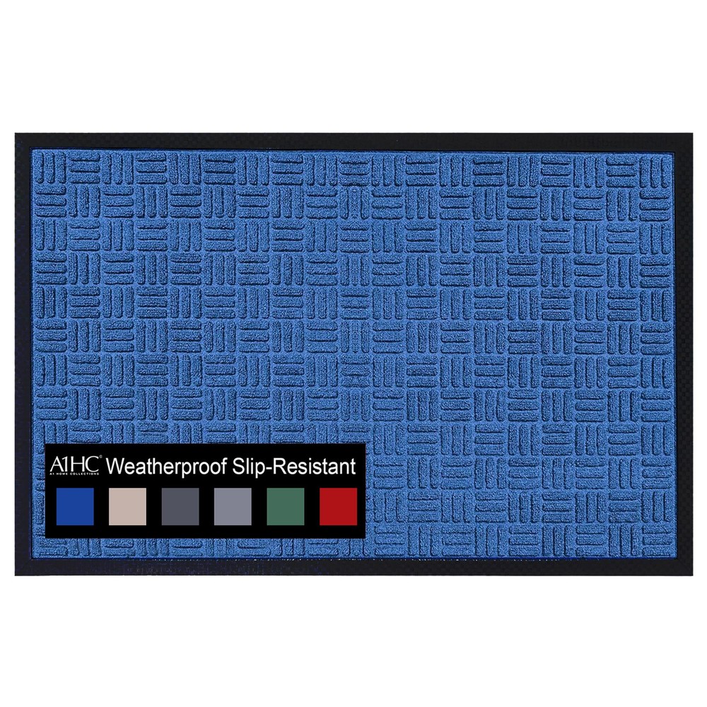A1HC Durable Indoor Outdoor Welcome Mat for Front Back Door and Patio Use