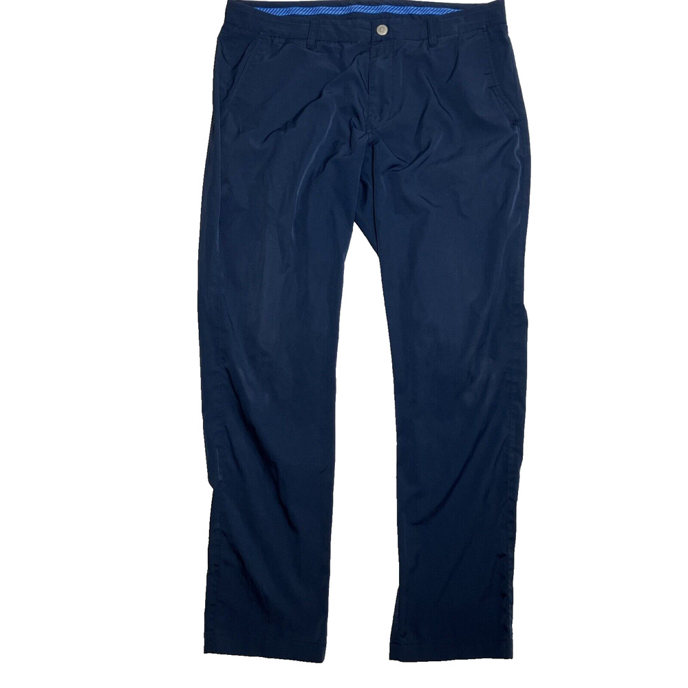 Bonobos Golf Pants Mens 36x32 Athletic Chino Straight Leg Navy Stretch