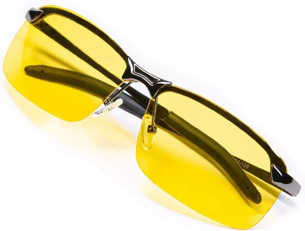 Night Driving Glasses Anti Glare Polarized with Stylish Case Night Vision/ Tac