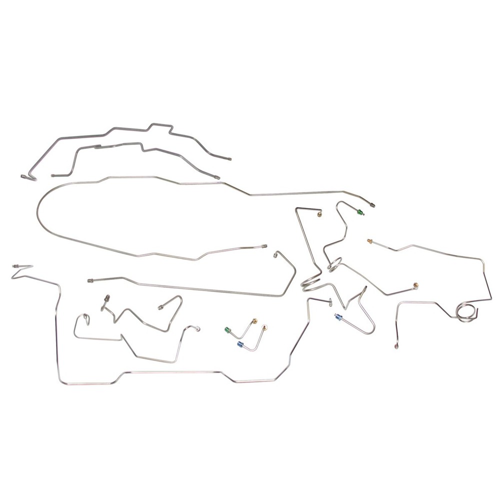 1992-94 Chevrolet GMC Blazer Yukon SUV Brake Line Set Power Disc 4wd OE