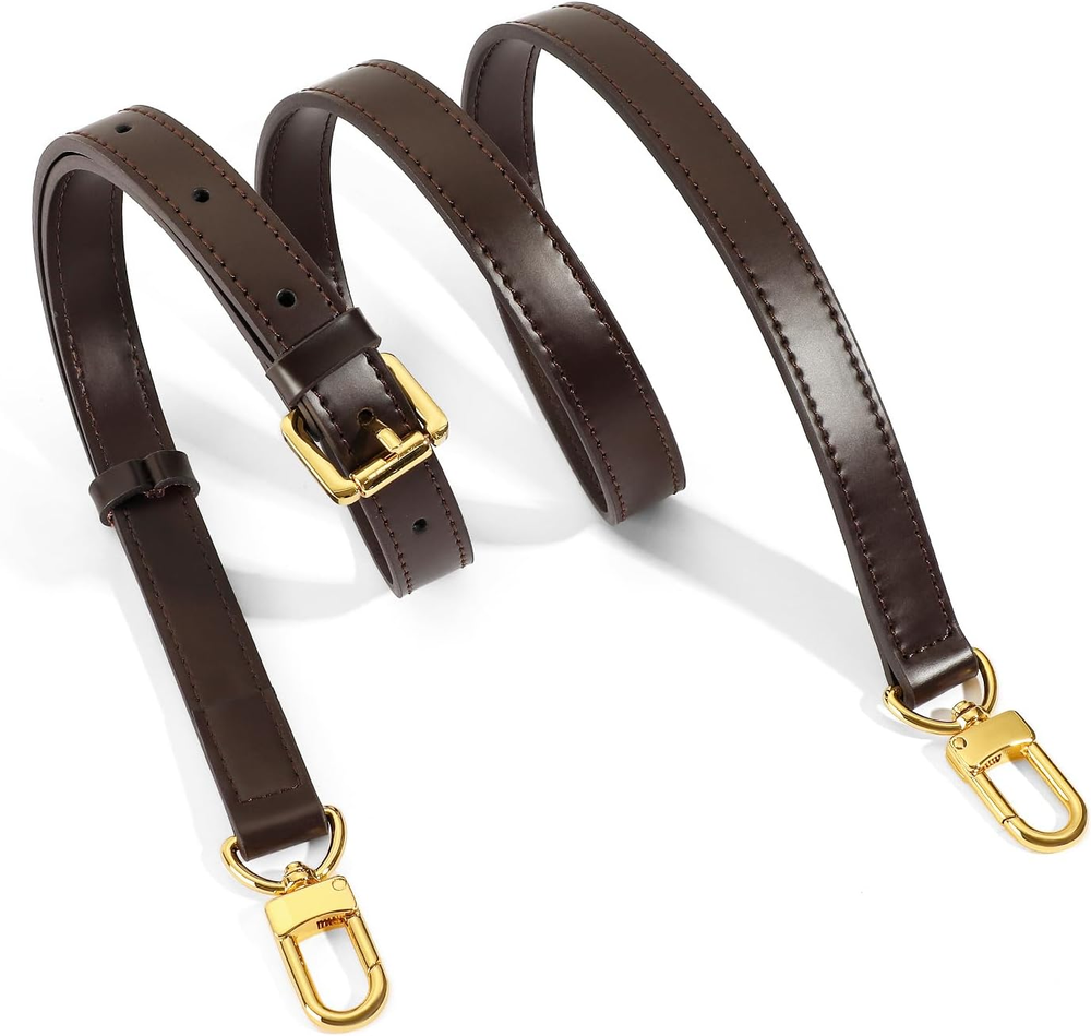 Vachetta Leather Replacement Adjustable Shoulder Strap for L V Handbag Replaceme