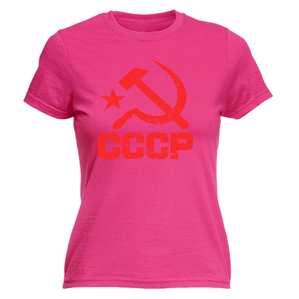 Cccp Red - Womens T Shirt Funny T-Shirt Novelty gift tshirt