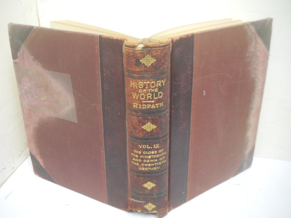 History of the World Vol. IX ONLY of a 9 vols. Set by J.C. Ridpath Ships Boxed