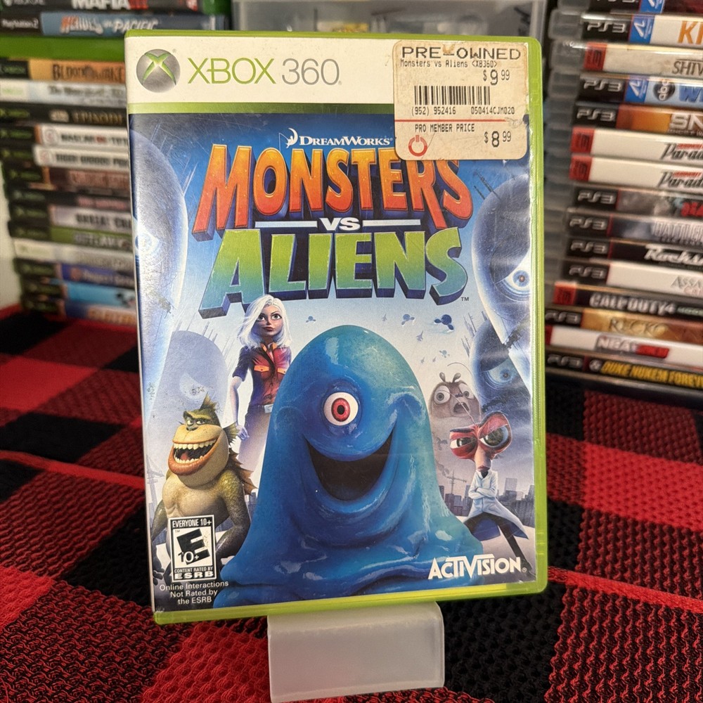 Monsters vs. Aliens (Microsoft Xbox 360, 2009) Tested
