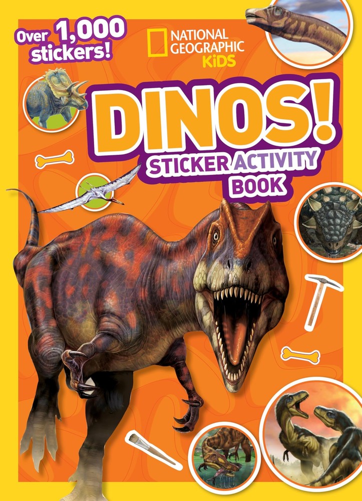 Dinos Sticker Activity Book [With Sticker(s)] -- National Geographic Kids - Pape