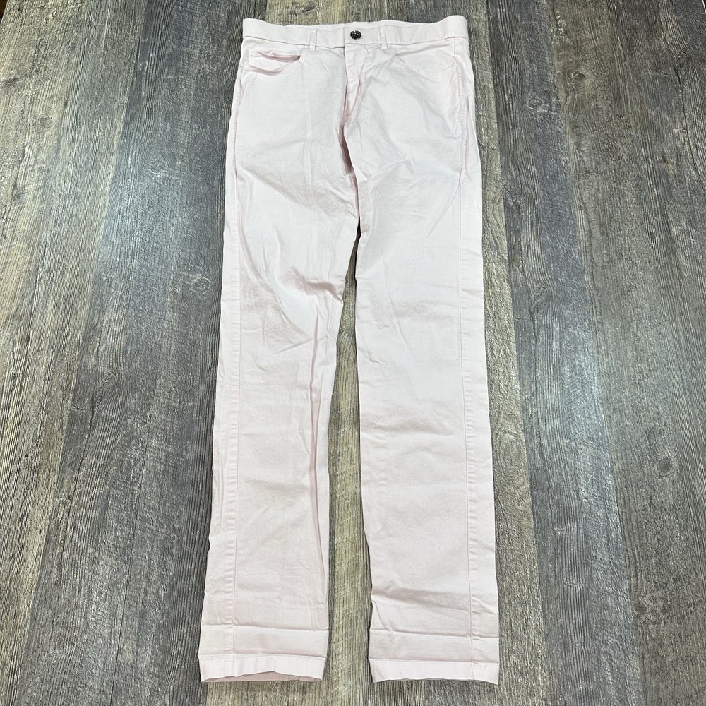 Greyson Pants Mens 30x32 Pink Golf Stretch Chino Performance Montauk Trousers
