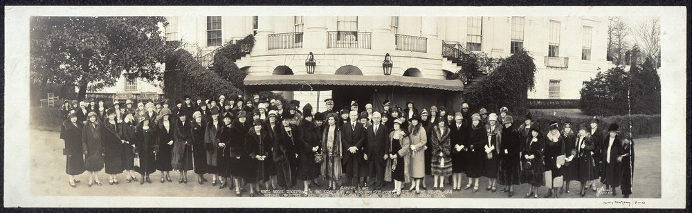 White House Reception,President Calvin Coolidge,Grace Goodhue Coolidge,1927