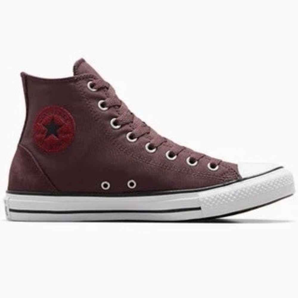 Converse CTAS High Top Shoes Sneakers A12710F Park Red Suede Mens Size 10 NWB