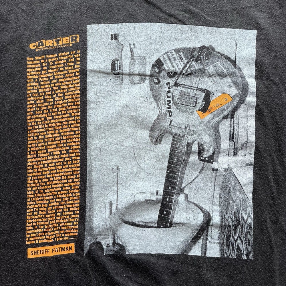 Vintage 90's Carter the Unstoppable Sex Machine Fat Bastard T-Shirt XL Faded