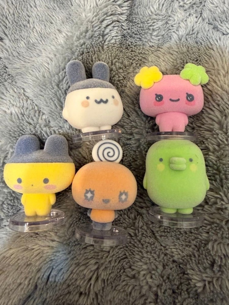Tamagotchi Capsule Flockies complete set 5 Capsule Toy NEW
