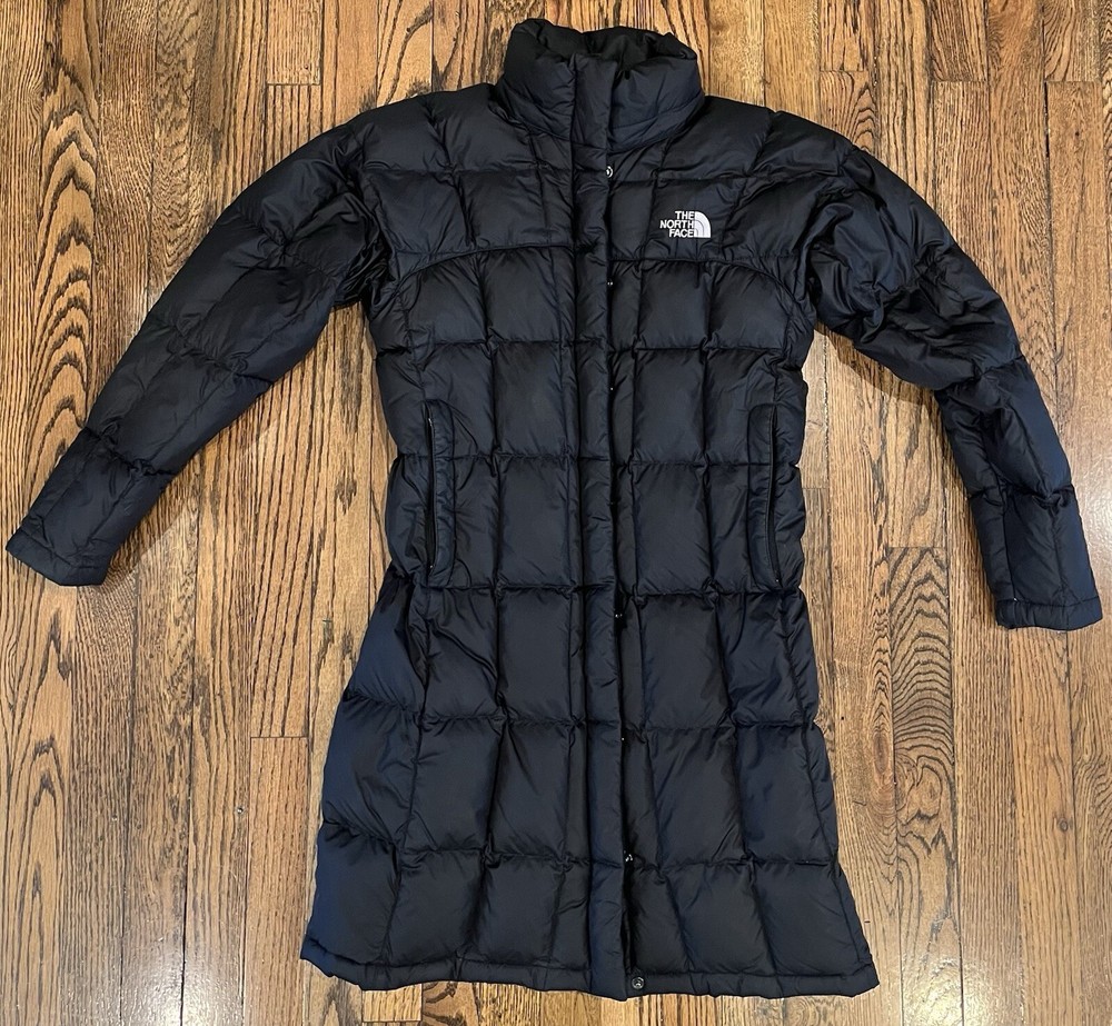 The North Face Women's S Black 600-Goose Down Long Puffer Parka Coat  