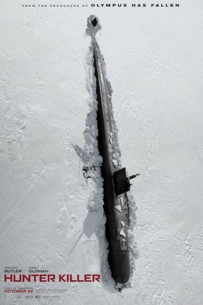Hunter Killer (2018) Original D/S Movie Poster 27x40 Gary Oldman Gerard Butler