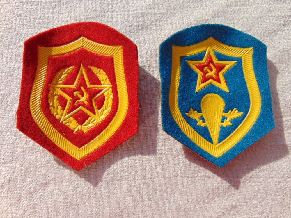 Soviet chevrons were worn on the sleeve. USSR Army. The price is for all 2 piec