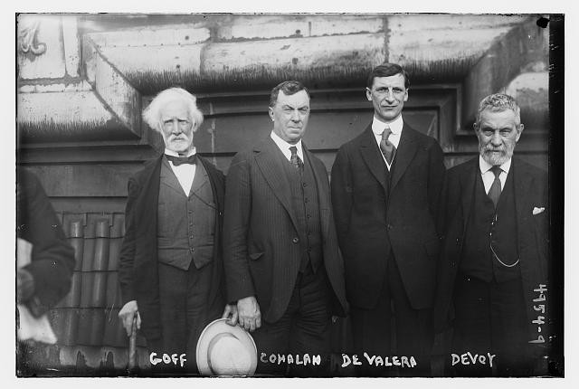 Photo:Goff, Cohalan, De Valera, Devoy