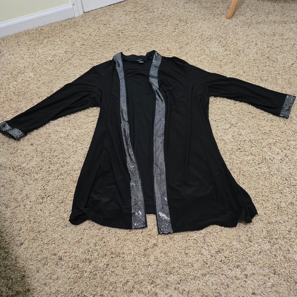 Jessica Howard Black w/Sequin Formal Shall Size 20W