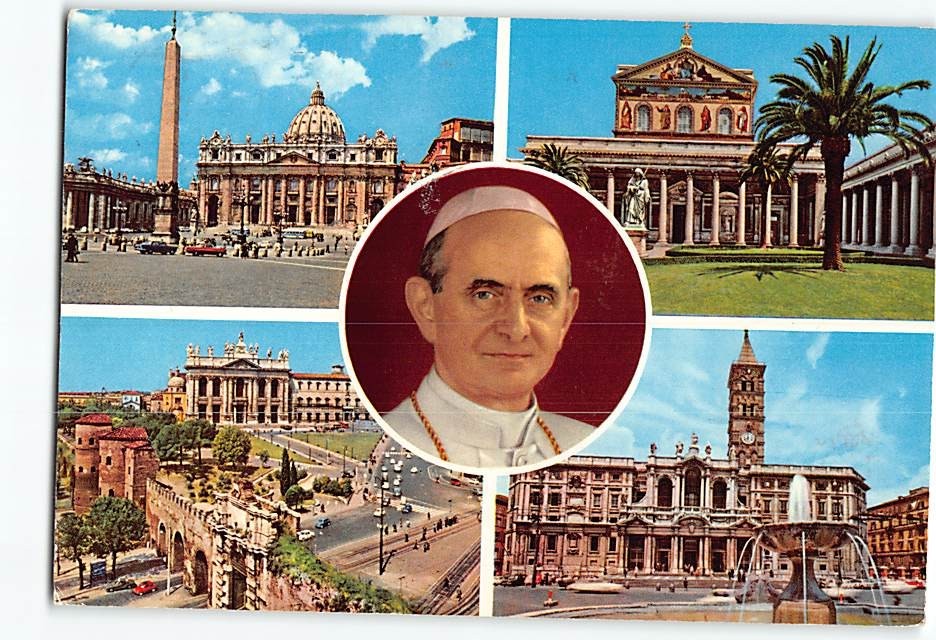Postcard Saluti da Rome Italy