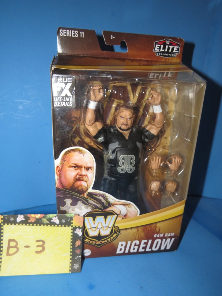WWE Legends Elite Collection Series 11 Bam Bam Bigelow Action Figure New ECW