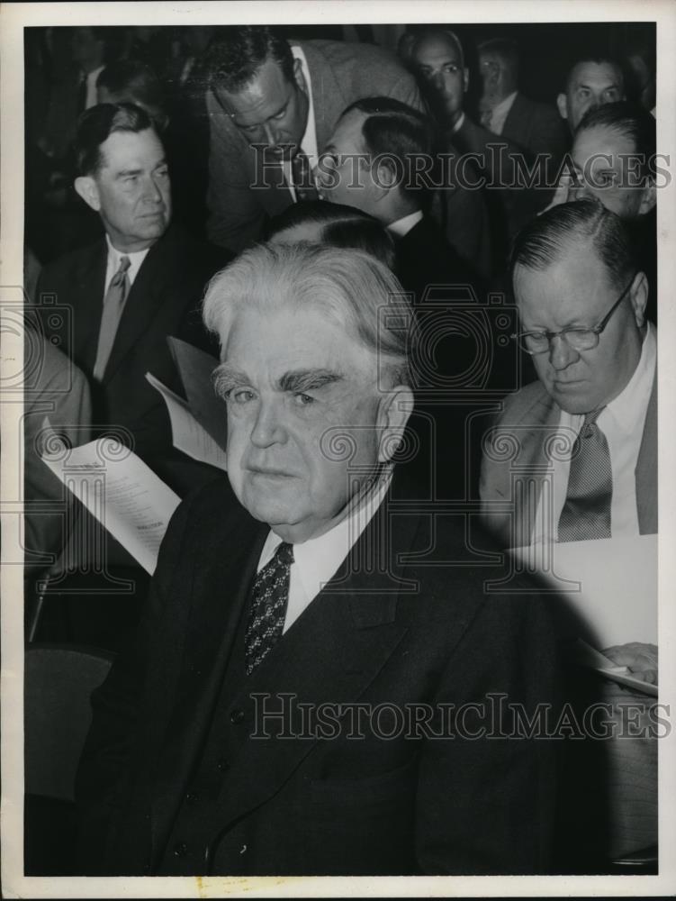 1953 Press Photo United Mine Workers President John L. Lewis at Capital Hill