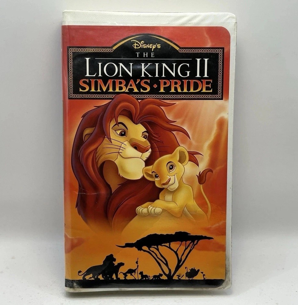 The Lion King II: Simba’s Pride VHS Disney Video Tape Movie 2 Sequel Clamshell