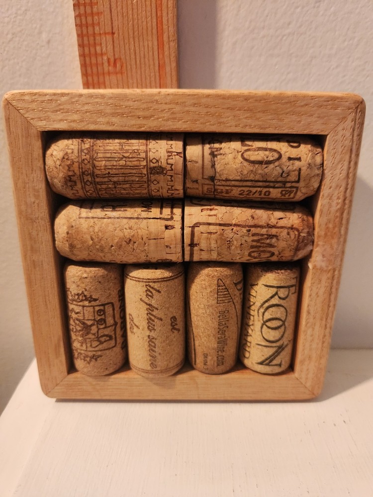 Wine Cork Trivet Hot Pad and Coaster Set ES3