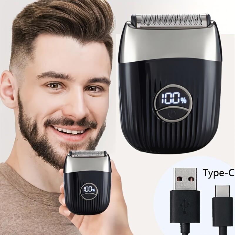 Electric Razor for Men - Professional Foil Shaver, Stainless Steel Blade, 600mAh