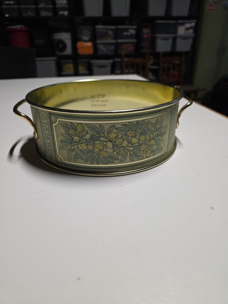Vtg Corning Wear Pyrex Portable Dish Carrier 624 Metal Casserole Fruit Harvest