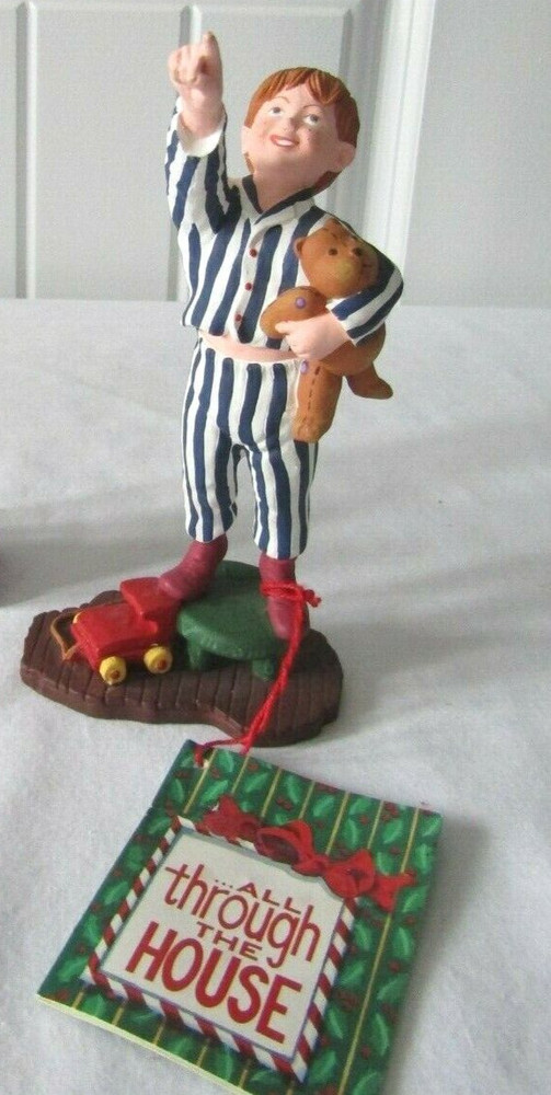 Dept 56 All Through The House Theodore Adjusting Time Christmas Figurine