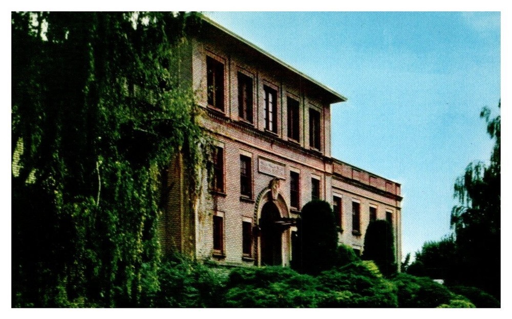 1960s Treed Facade of Walla Walla General Hospital Washington Vintage Postcard