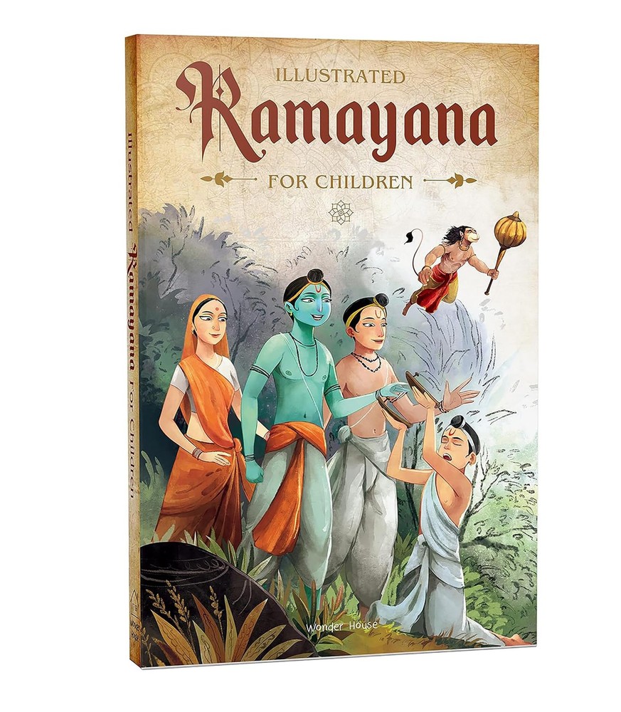 Illustrated Ramayana For Children (Black and White) (Classic Tales Multicolor