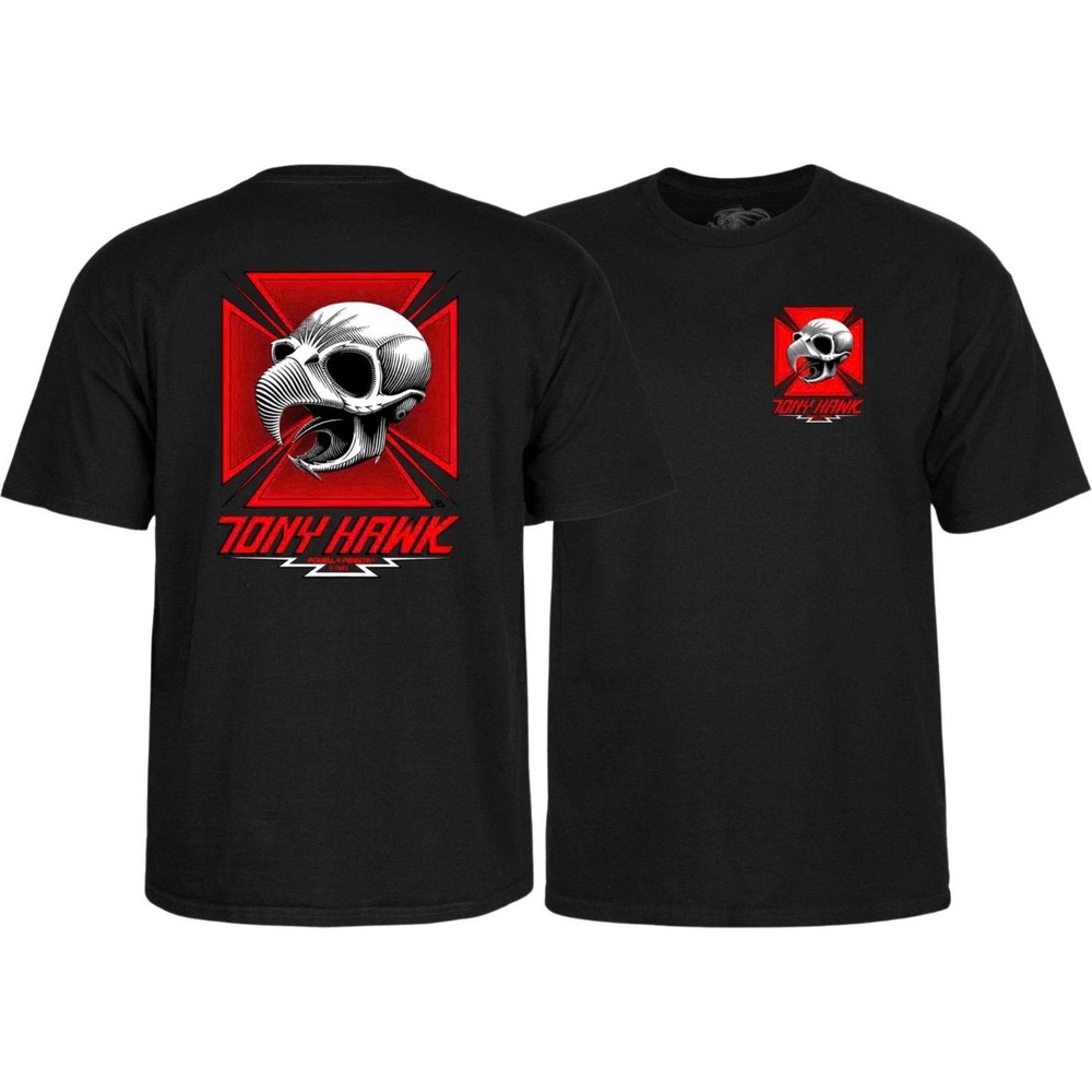 Vintage Powell Peralta Trendy BONES BRIGADE Graphic Cotton 2Sides Unisex T-Shirt