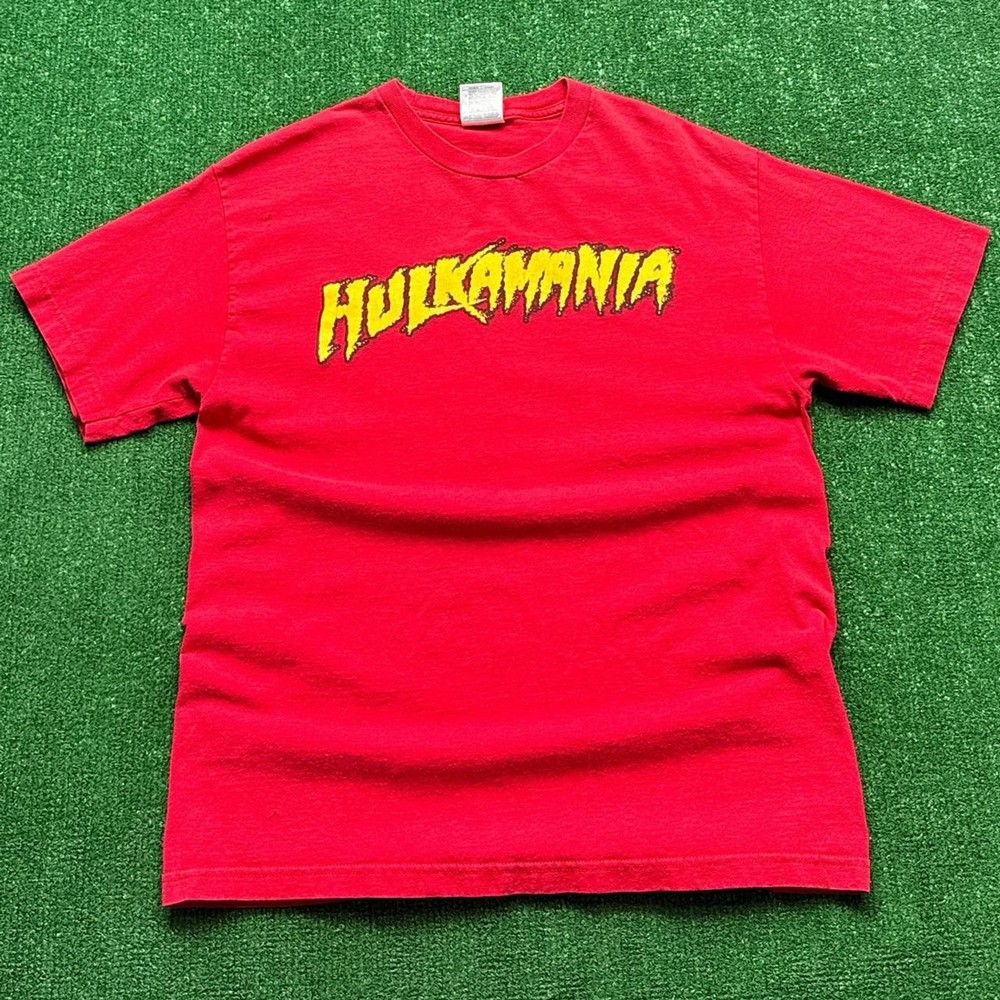 2002 Hulkamania Still Running Wild WWF T-Shirt RIP Hulk Hogan WWE WCW Size L