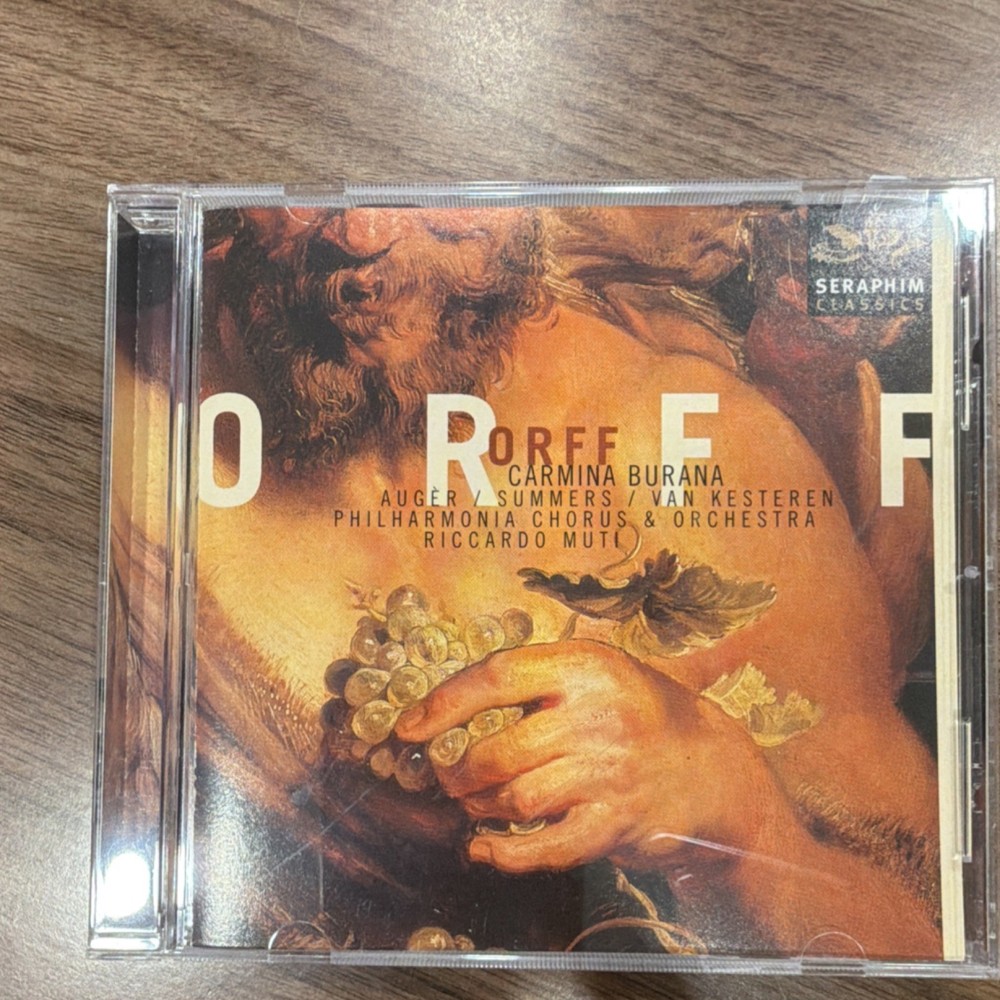 Carl Orff Carmina Burana Muti Auger Summers Philharmonia Seraphim CD