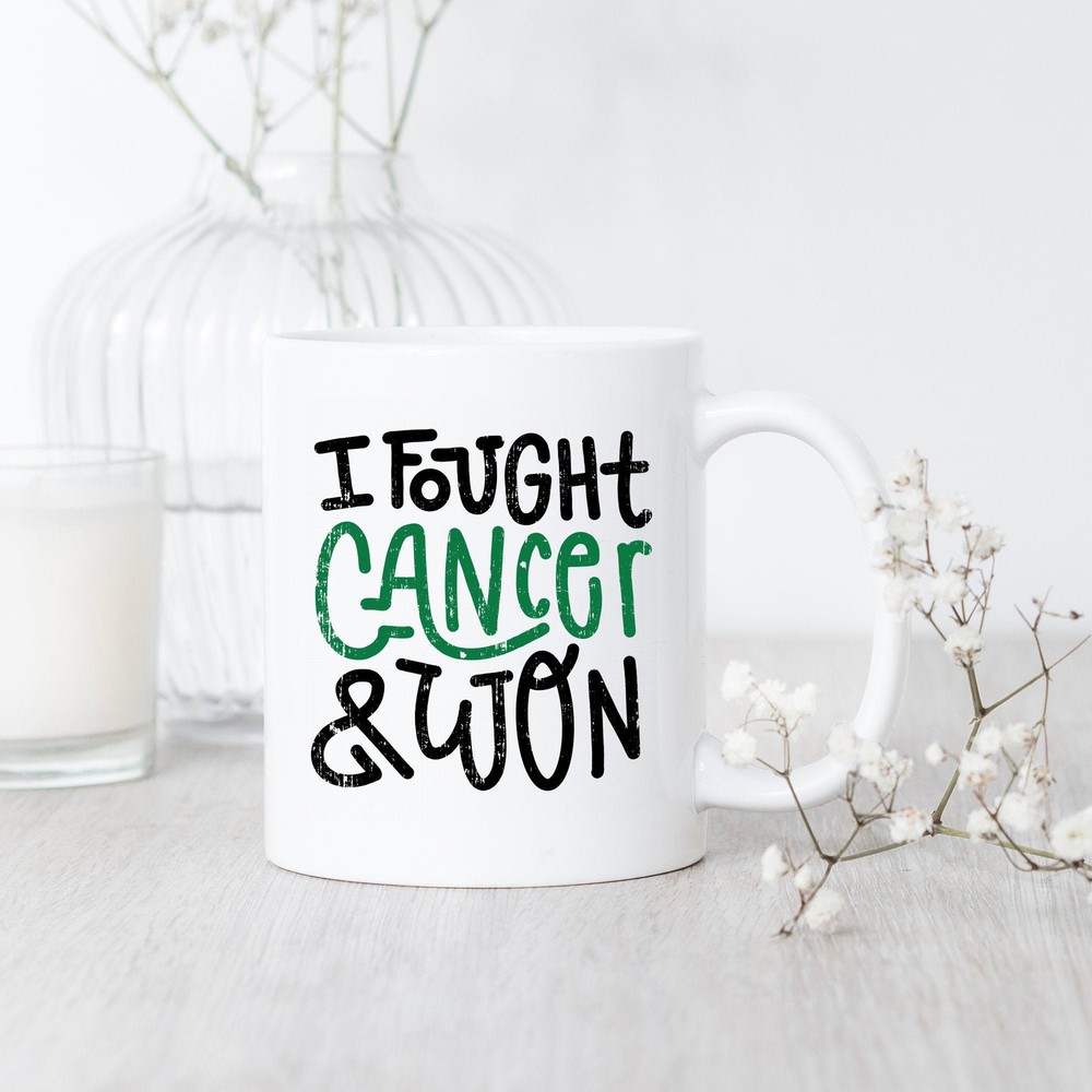 Liver Cancer I Fought And Won Mug Liver Cancer Survivor Gift Liver Cancer