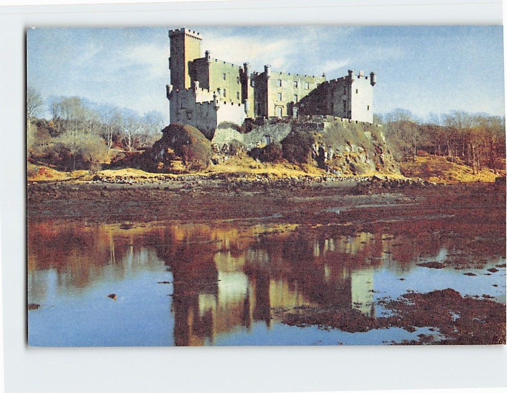 Postcard Dunvegan Castle Isle of Skye in Scotland