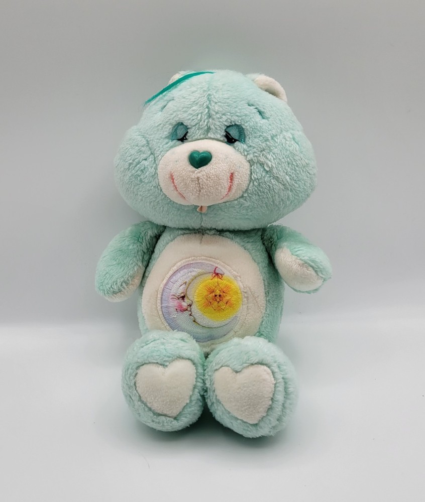 Vintage 1983 Kenner Care Bears Bedtime Bear 13” Plush Stuffed Animal Bed Time
