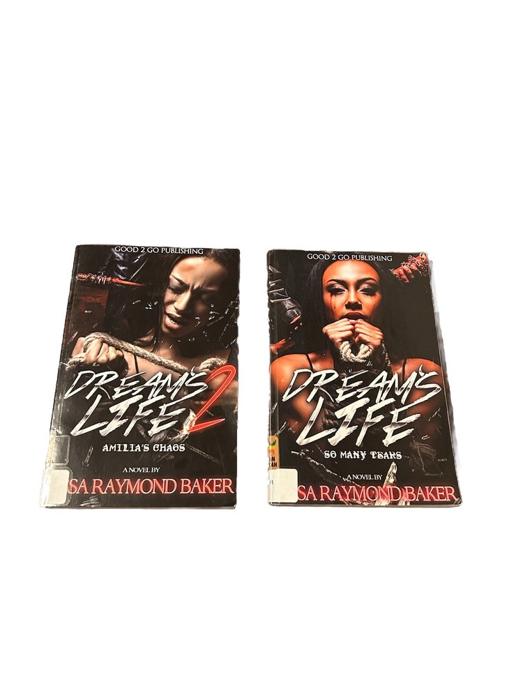 Lot of 2 Assa Raymond Baker – Dream’s Life & Dream’s Life 2 – Paperback Set