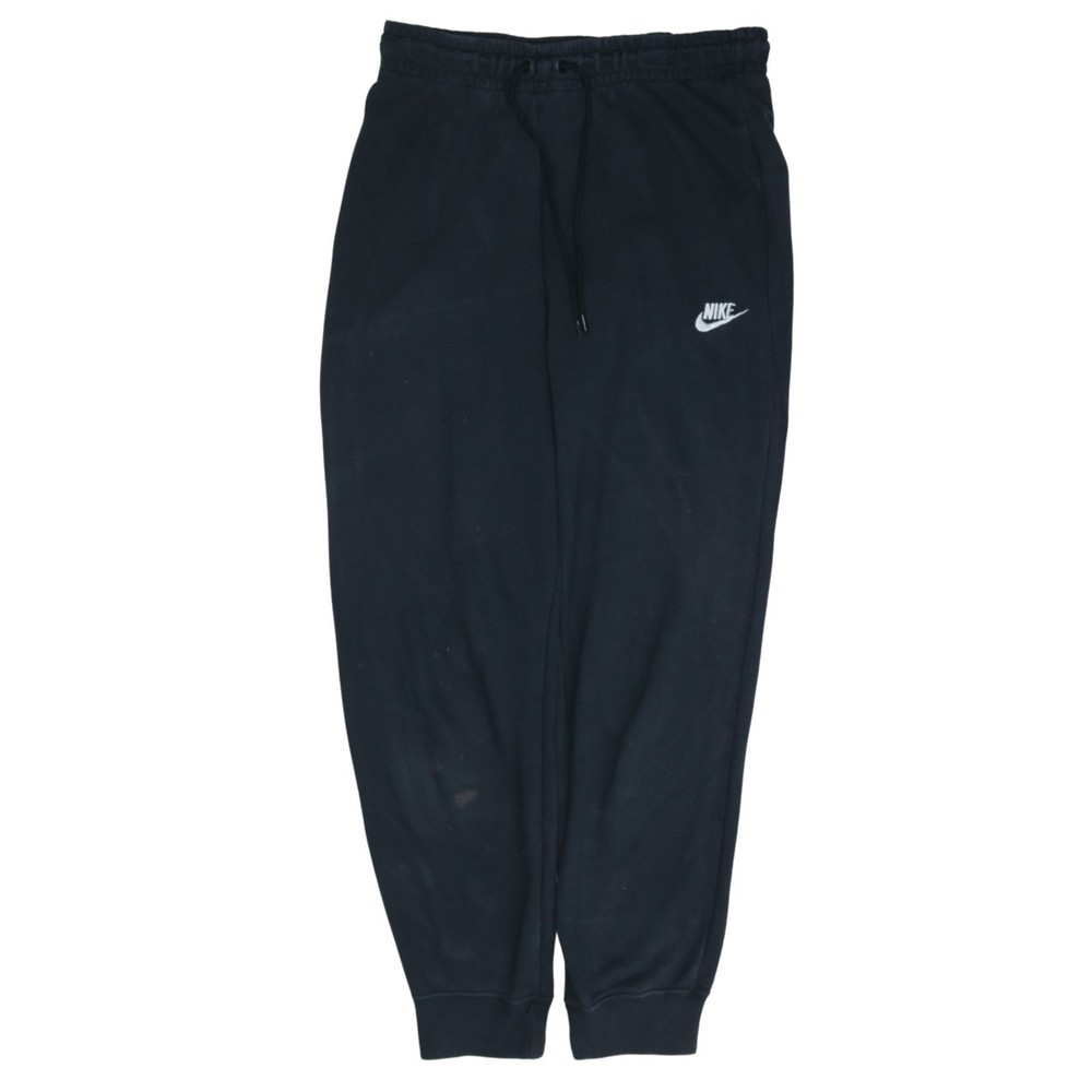 Nike Mens Joggers Black Nylon Embroidered Swoosh Elastic Waist Tapered Track M