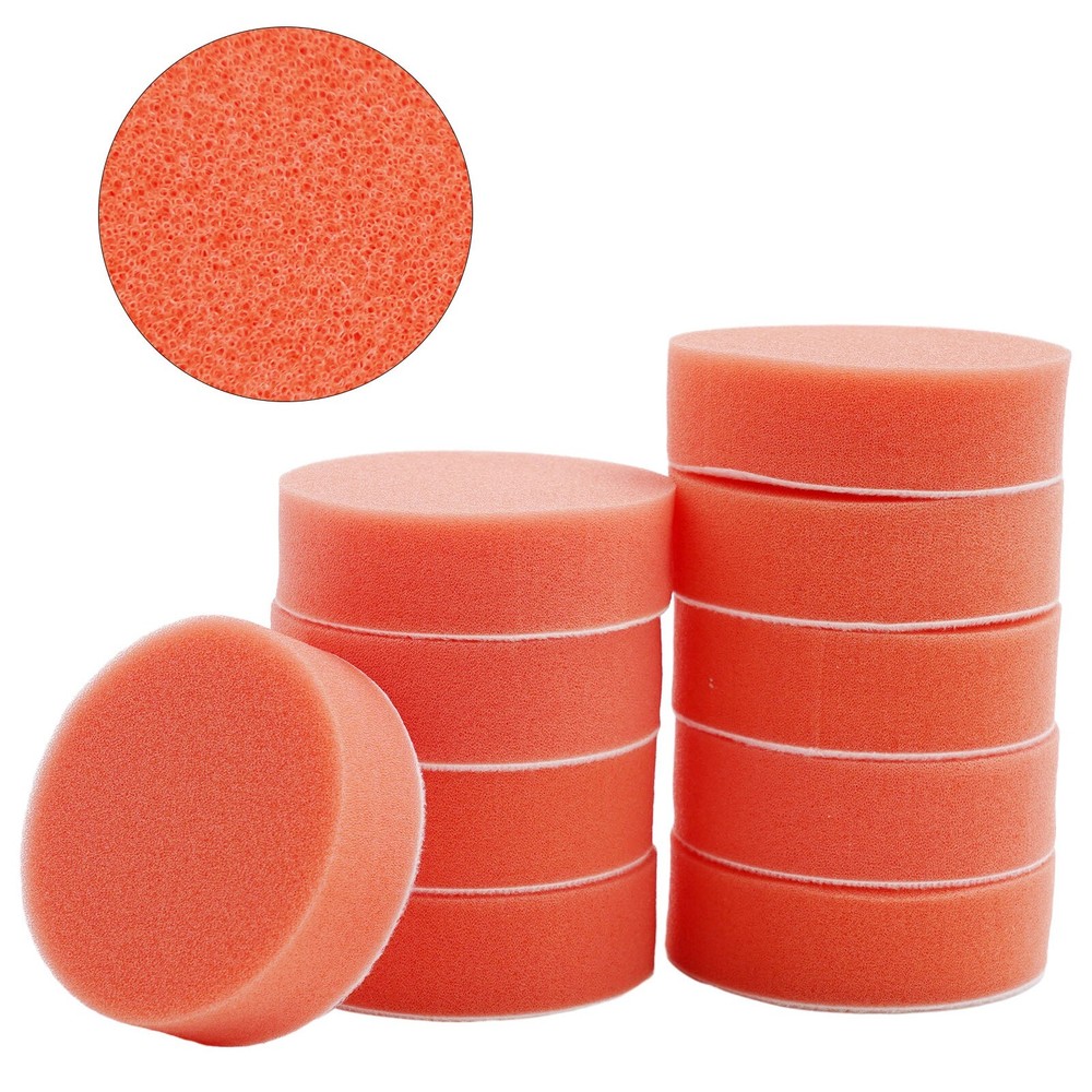 10PCS 75mm High-Quality Car Polishing Sponge Pads Brand New