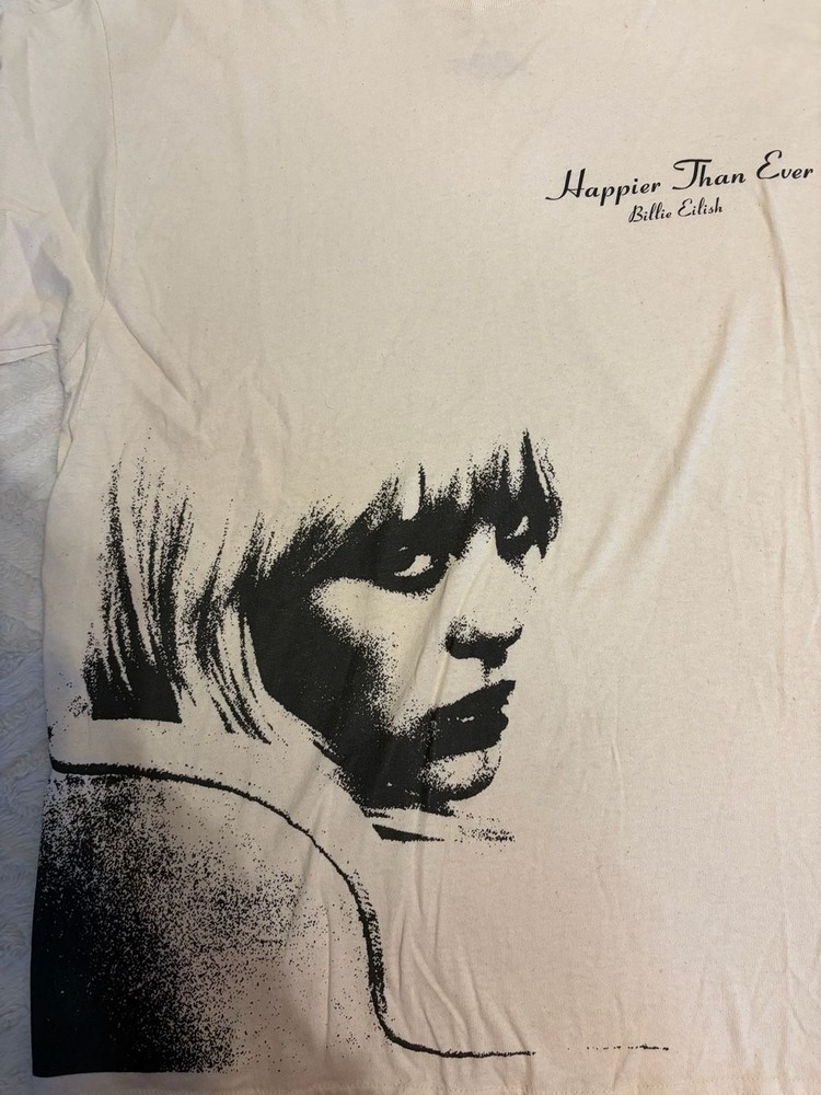 Billie Eilish Happier Than Ever Graphic T-Shirt