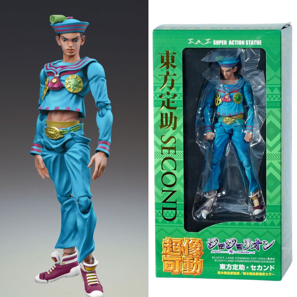 Super Action Statue JOJO Part 8 JoJolion Josuke Higashikata Figure Second 2nd FS