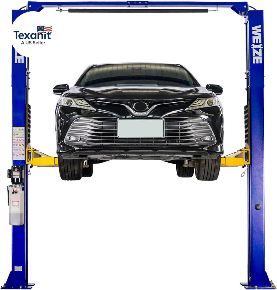 10000Lbs 2 Post Car Lift with Double Point Release, 2 Post Overhead Auto Truck T