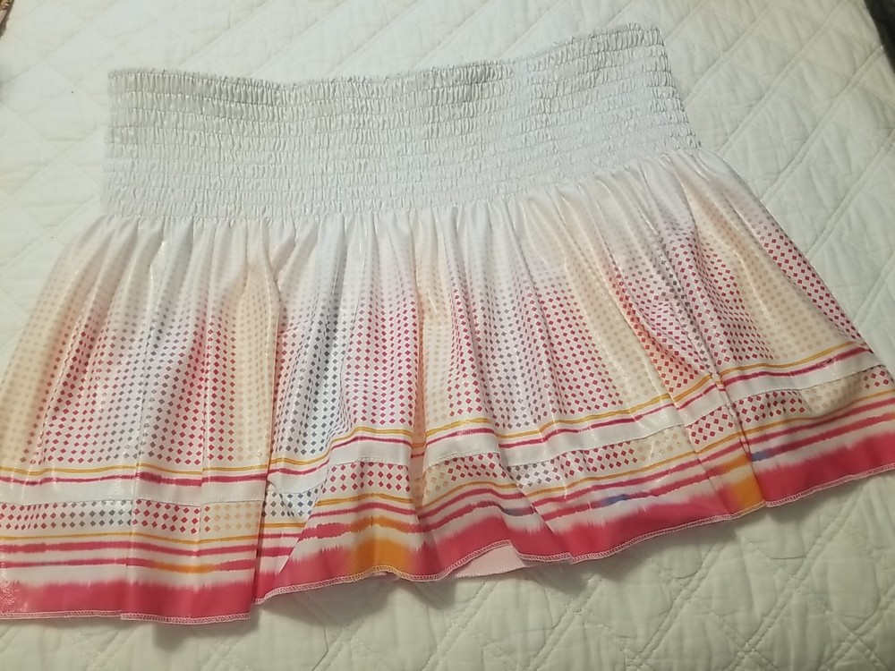 Lucky In Love Skort Size XL Neon Colors Polyester Pickleball Tennis Standard New