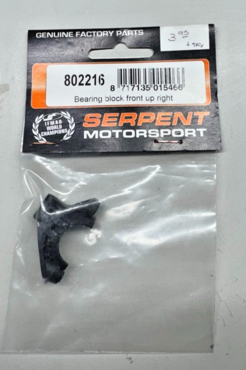 SERPENT 802216 - Bearing Block Front Up Right - Serpent 710