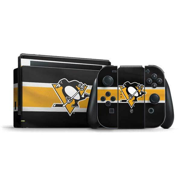 NHL Pittsburgh Penguins Nintendo Switch Bundle Skin - Pittsburgh Penguins Jersey