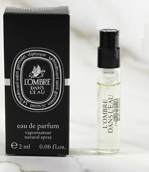 Diptyque L’Ombre Dans L’Eau Eau de Parfum EDP Sample Spray .06oz 2ml Perfume Col