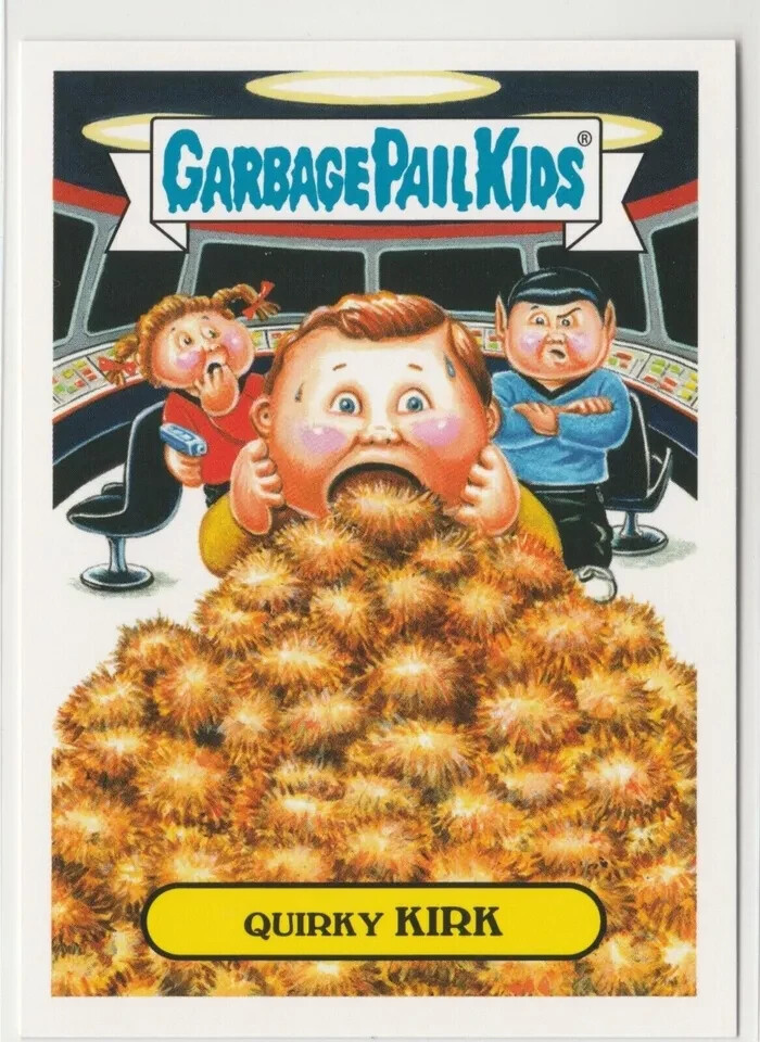 Quirky Kirk 7a Garbage Pail Kids GPK 2016 Prime Slime Trashy TV Trading Card