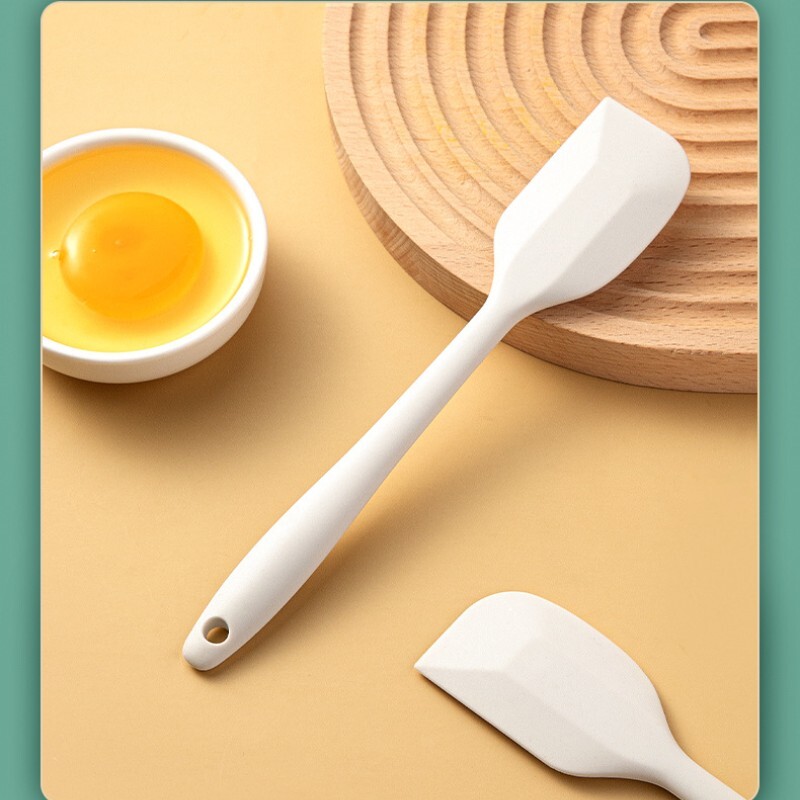 2Pcs Silicone Spatula Spoon, 8” Heat-resistant Scraper for Mixing,Kitchen Tools